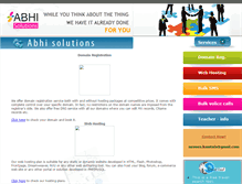 Tablet Screenshot of abhisolutions.com